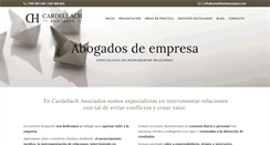 Desktop Screenshot of cardellachasociados.com