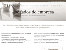 Tablet Screenshot of cardellachasociados.com